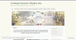 Desktop Screenshot of fredoniafarmersmarket.org